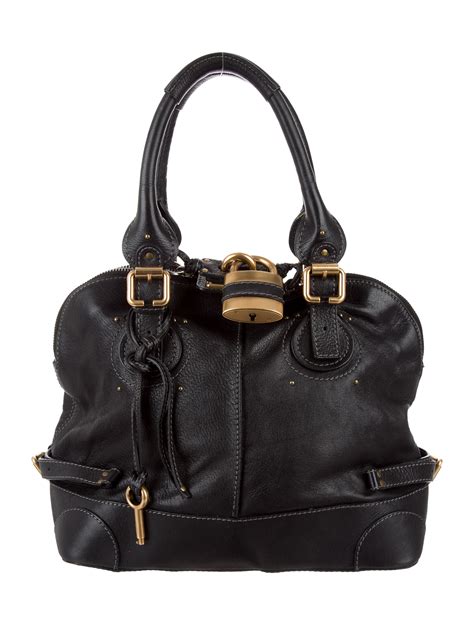 chloe paddington bag black|chloe paddington bag review.